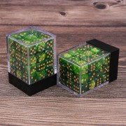 Green Blend Color 12mm pips dice